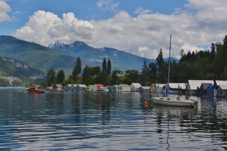 around Kaslo the town